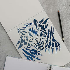 wildlife painting stencil
