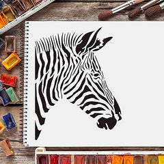 wildlife stencil DIY