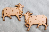 cow shape mdf cutout for painting