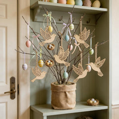 pine mdf bird craft blanks