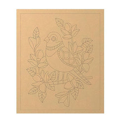 bird design mdf cutout for diy art