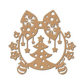 christmas wreath mdf