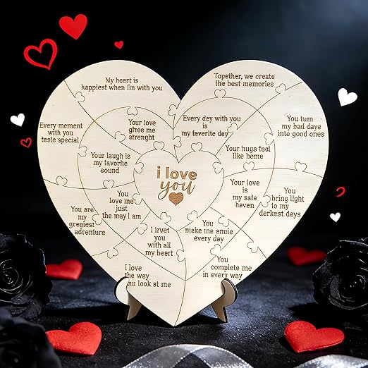 unfinished mdf heart