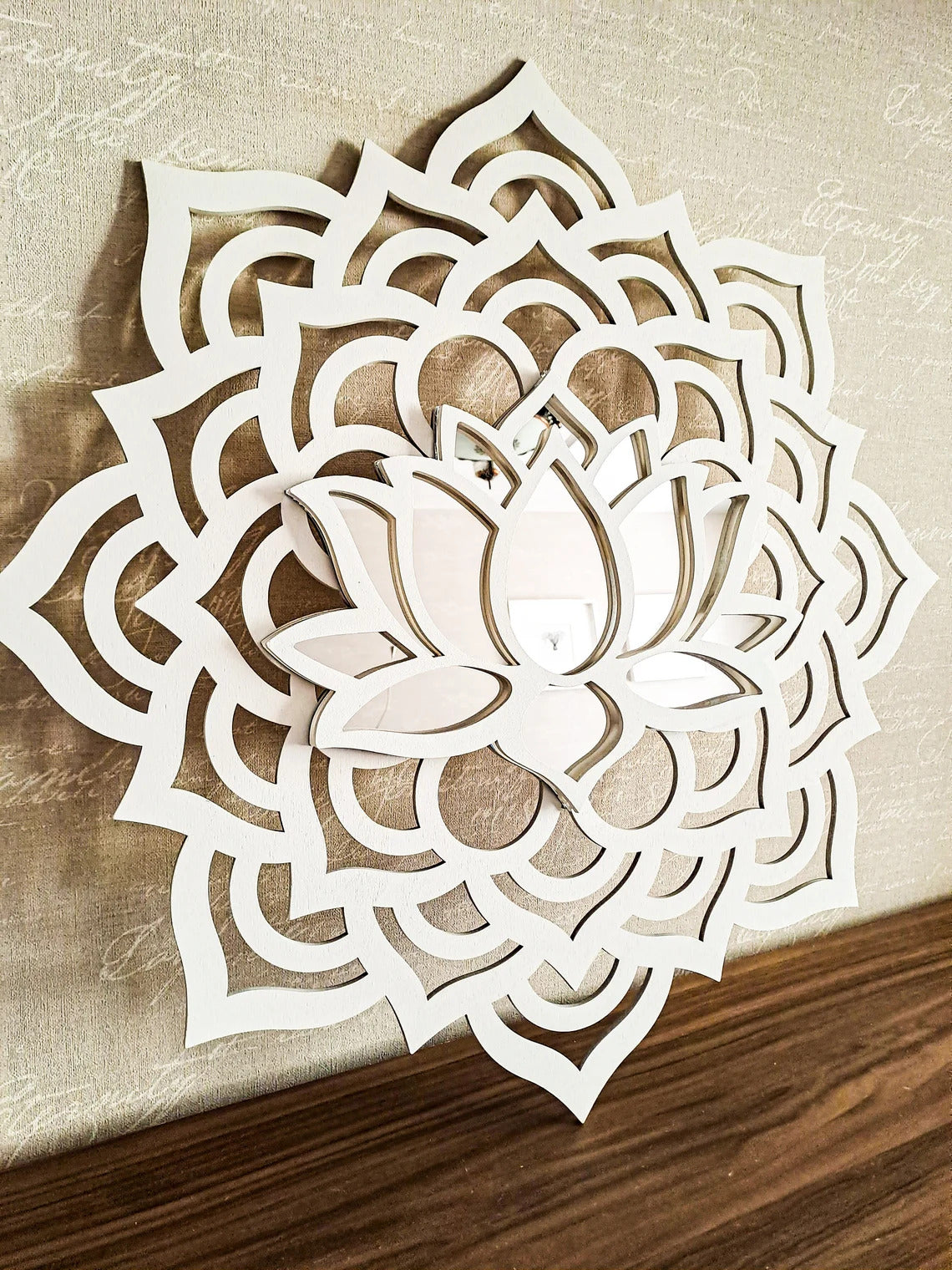 boho mandala wall mirror
