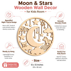 moon themed wall decor