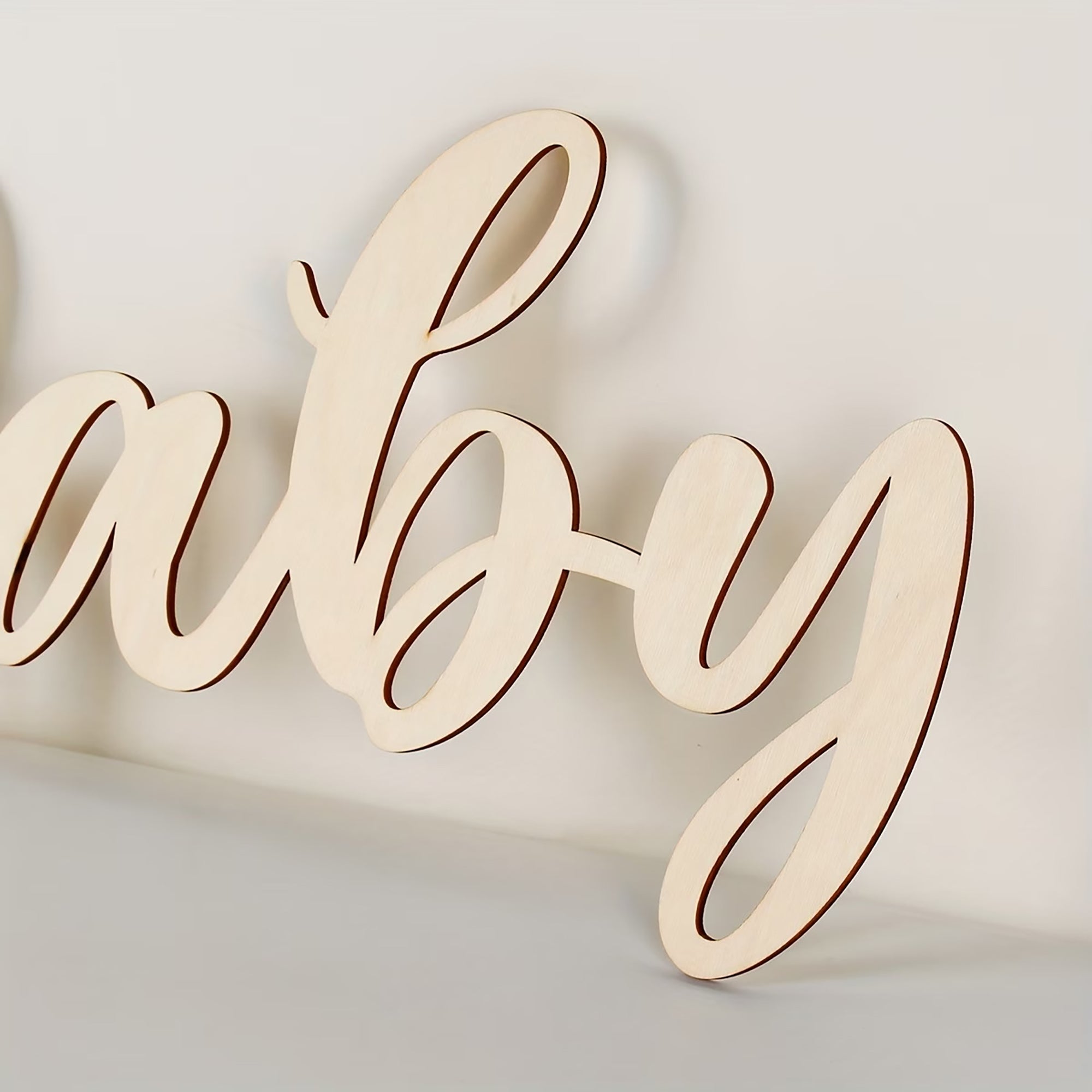 baby shower mdf cutout for decoration