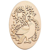peacock wooden craft cutout