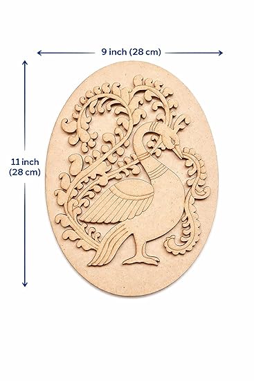 peacock mdf craft base