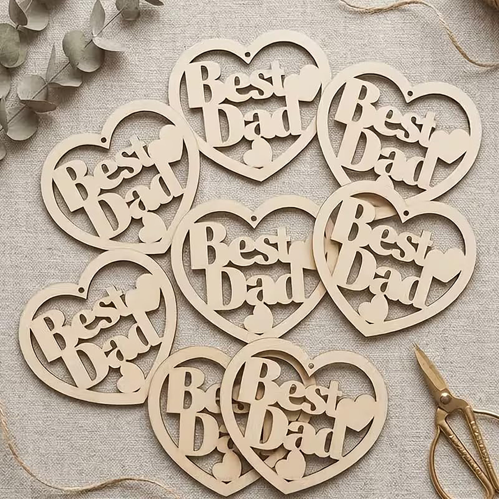 fathers day diy wooden hanging decoration