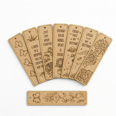pine mdf bookmark craft base for diy