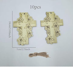 unfinished cross wood shapes