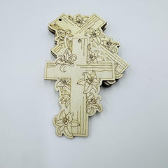 wooden cross craft ornaments