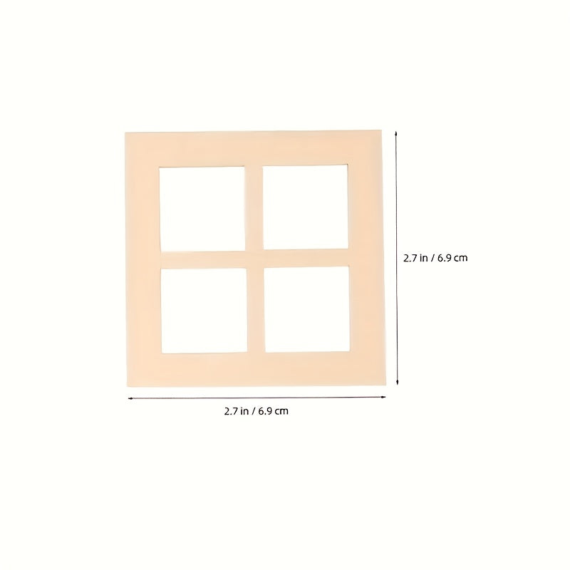 Window Shaped Wood Pieces