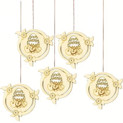 wooden egg ornaments diy