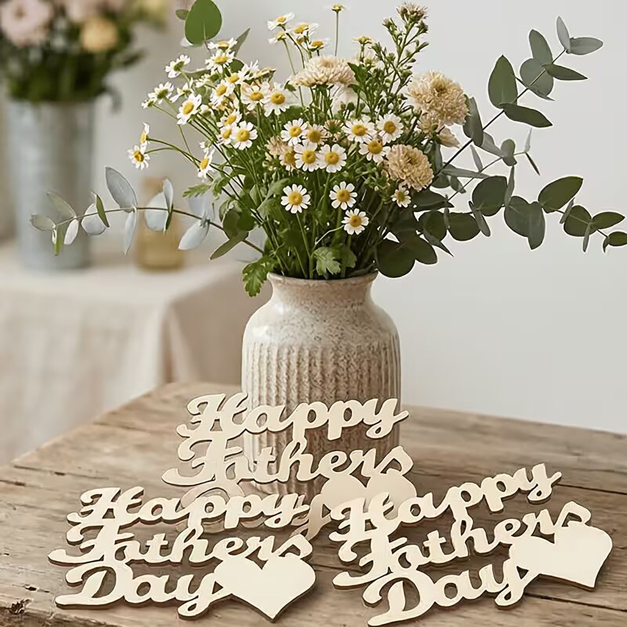 fathers day wooden cutout for acrylic painting
