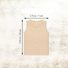 American Elm 10 Pack Basketball Jersey Wood Cutouts MDF Blanks for DIY Sports Decor Team Crafts & Player Gifts