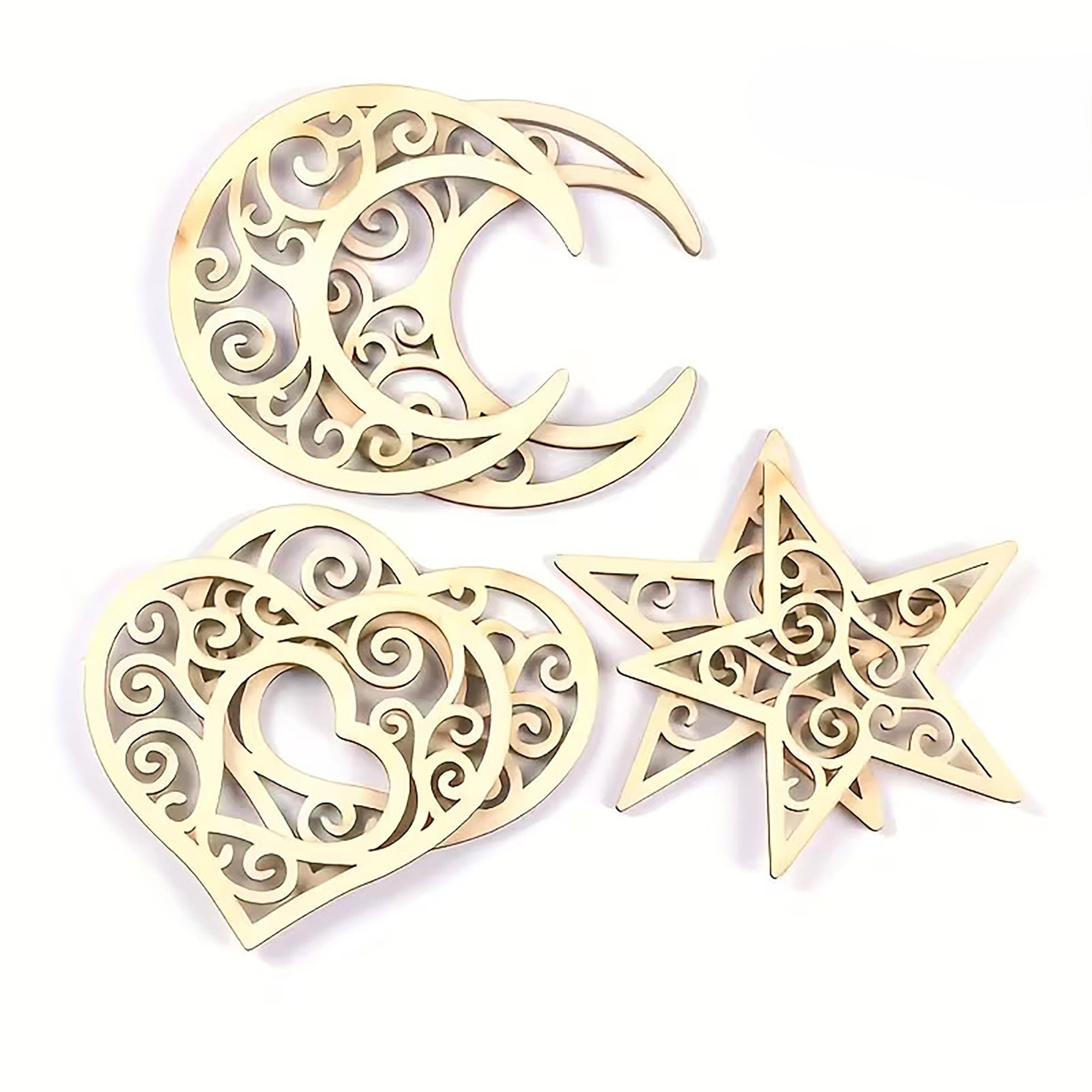 painting wood cutouts