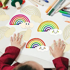 wooden shapes for painting