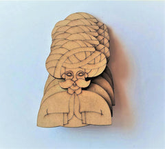 ethnic mdf cutouts for lippan art