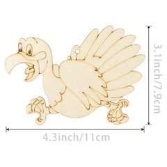 mdf animal shape for painting and decoration