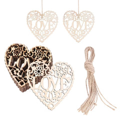 valentine heart wooden craft base