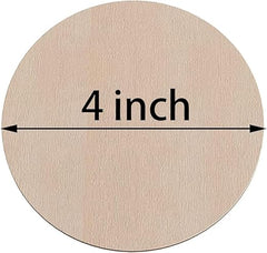 Circle Shape Pine MDF DIY Art & Craft Base 2.7 mm Thick Wooden Hanging Cutouts for Painting & Decoration Cliths