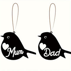 pine mdf bird cutouts