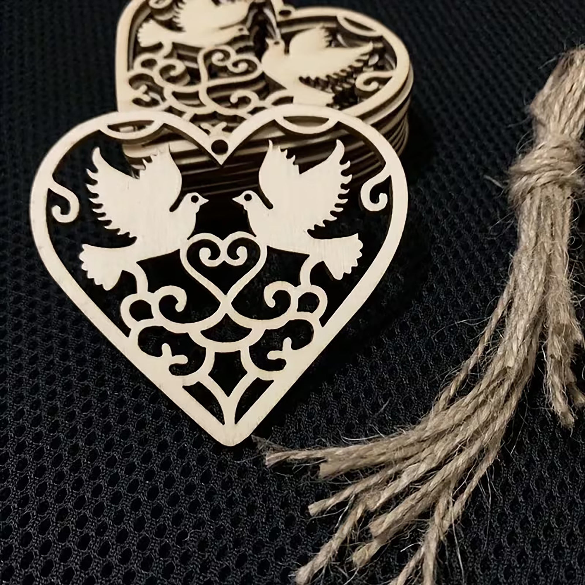 heart mdf cutout