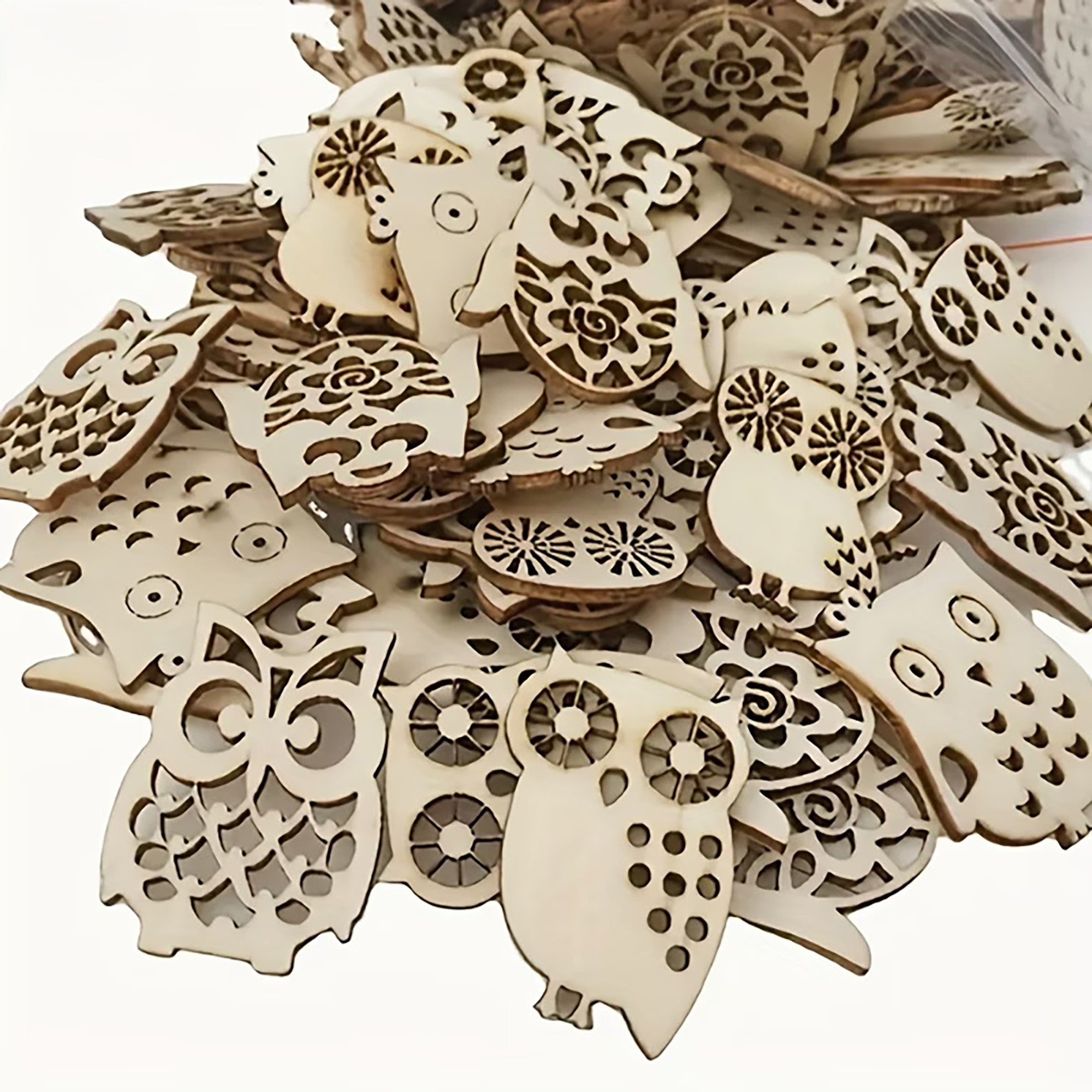 owl shape wooden cutouts for painting