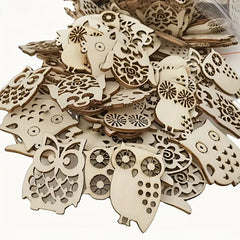 owl shape wooden cutouts for painting