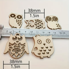 mini owl wood craft blanks for diy