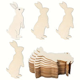 rabbit wooden craft cutouts