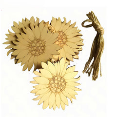 sunflower wooden diy craft base