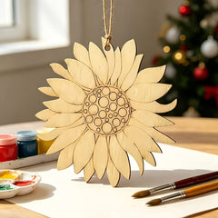 3.14 inch sunflower craft base