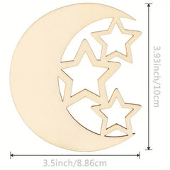 ramadan diy wooden craft shapes