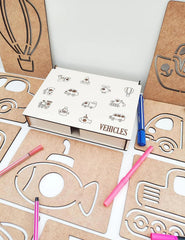 diy art practice boards for beginners