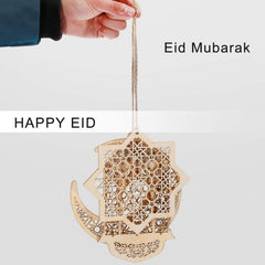 islamic wooden ornaments for eid decor
