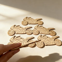 mdf motorcycle cutout for resin art