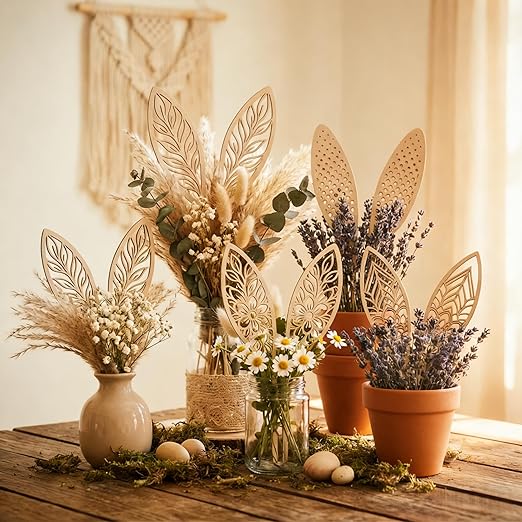 bunny shape craft sticks