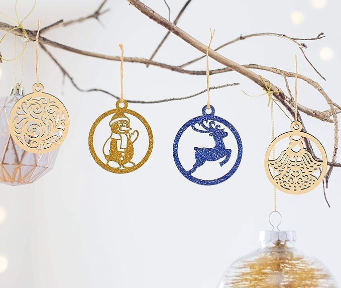 laser cut christmas tree decorations