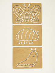 rectangle mdf craft base for tracing