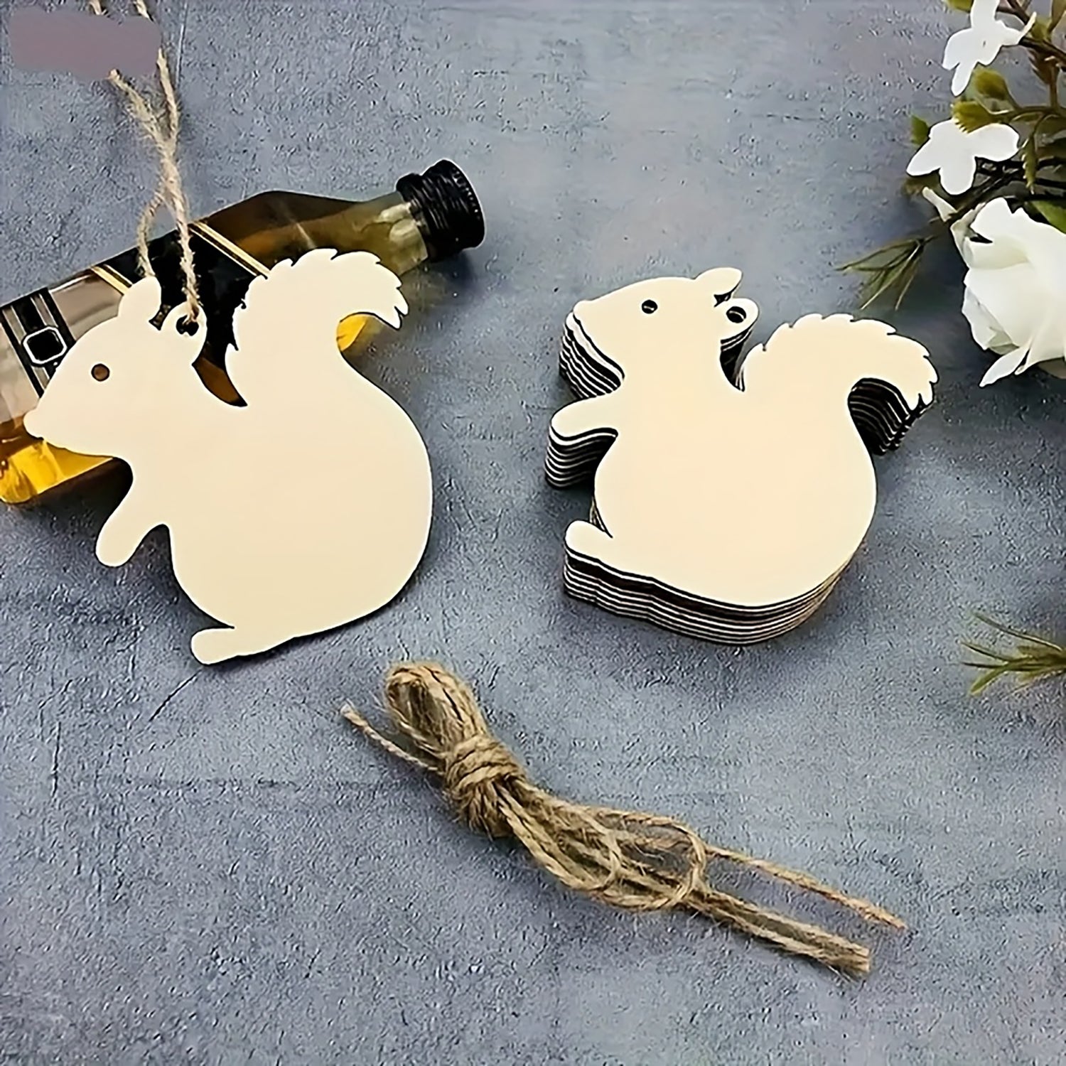 hanging squirrel ornaments for home