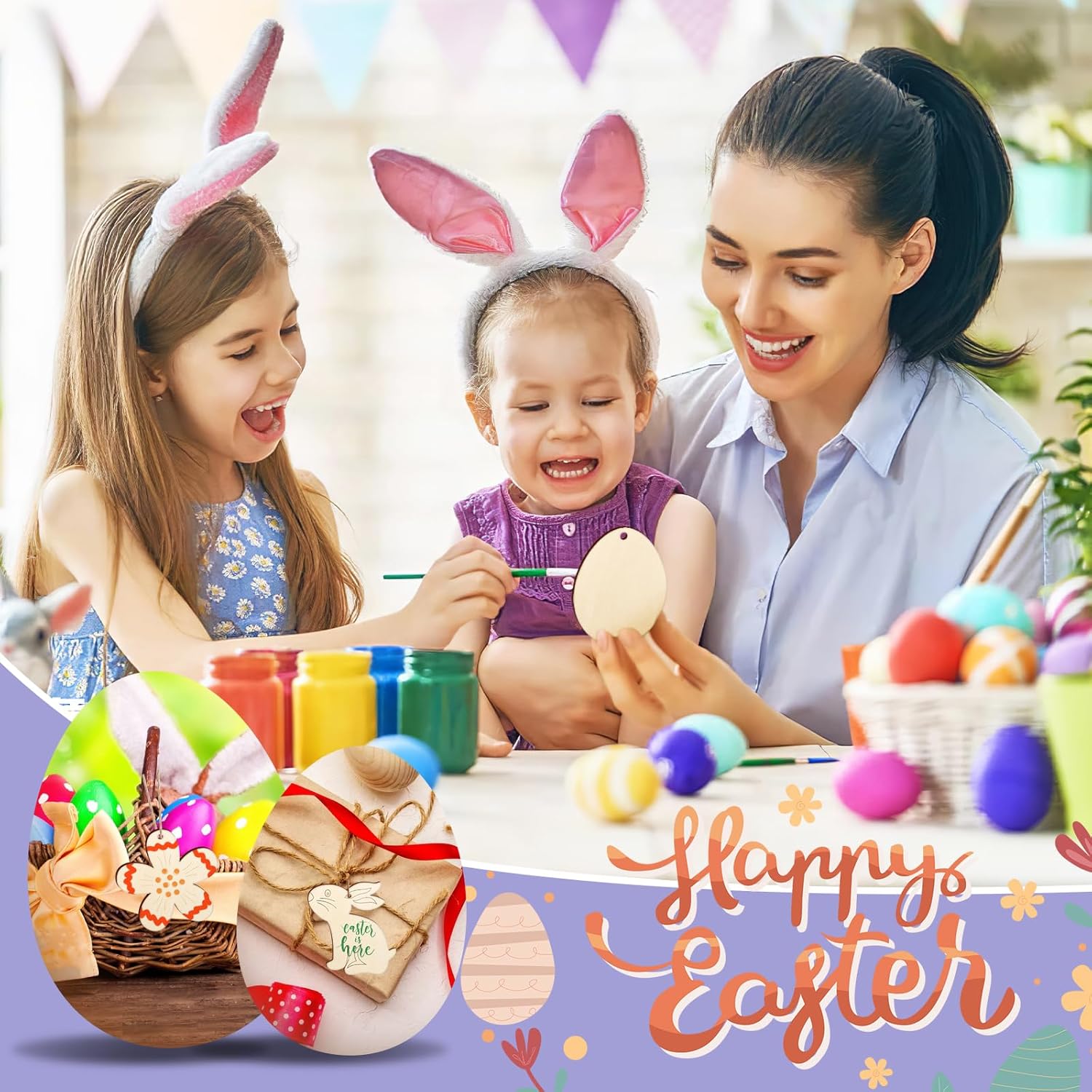 paintable easter wood blanks