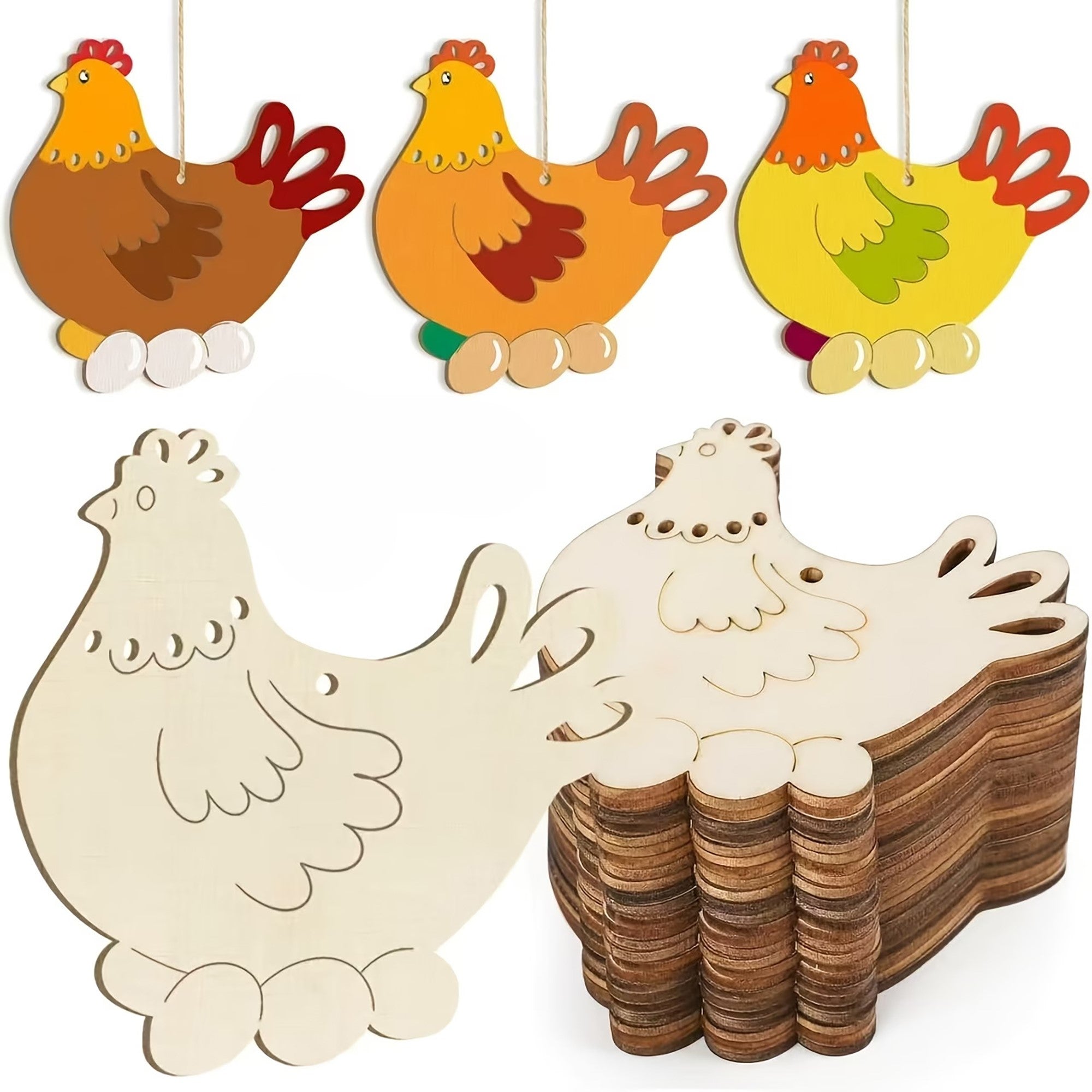 hen wood cutout