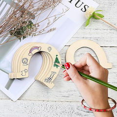 diy horseshoe craft base