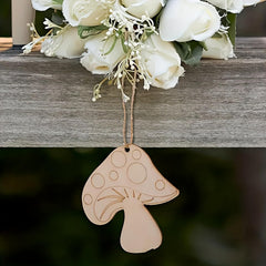 pine mdf mushroom craft base for diy