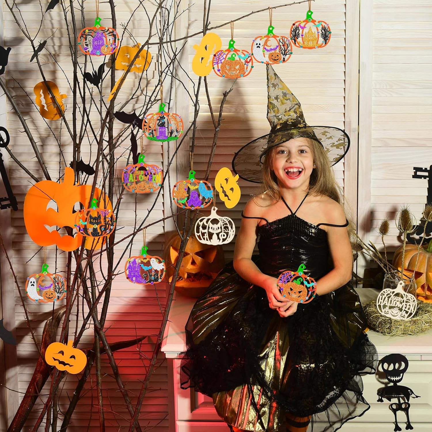 paintable halloween shapes