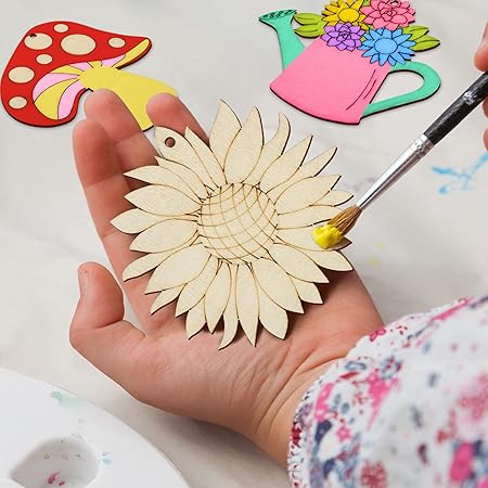 diy spring ornaments wood