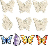 wooden butterfly cutouts