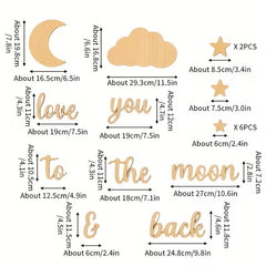 baby room cloud and star decoration